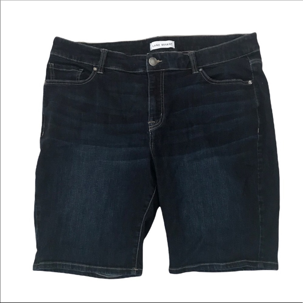 Lane Bryant Flex Magic Waistband Signature Fit Mid-Rise Bermuda Shorts Size 18